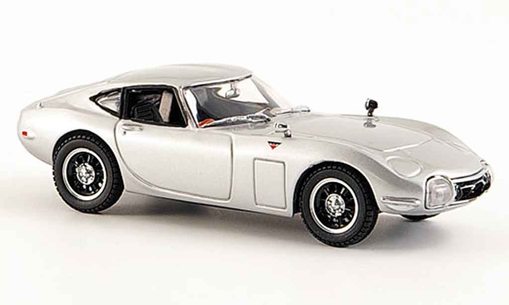 Toyota 2000 GT 1/43 Kyosho grigio metallisee modellino in miniatura