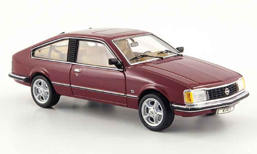 Opel Monza 1/43 Schuco rosso modellino in miniatura