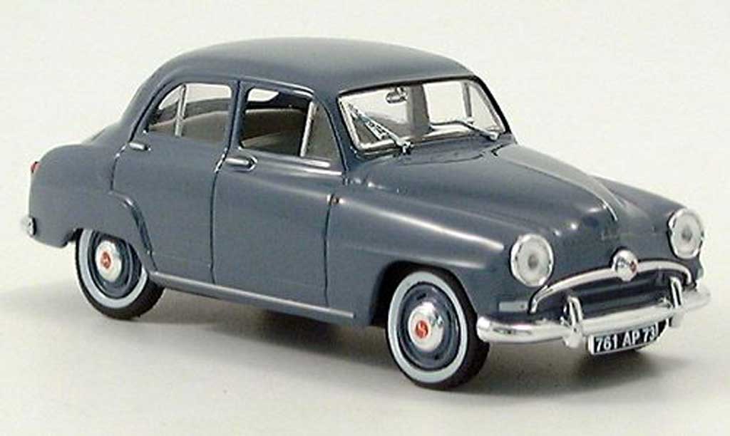 Simca Aronde 1/43 Norev 9 grigio-blu modellino in miniatura