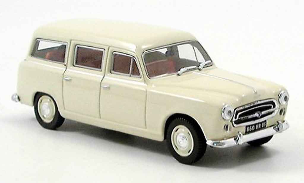 Peugeot 403 Break 1/43 Norev Break beige 1955 modellino in miniatura