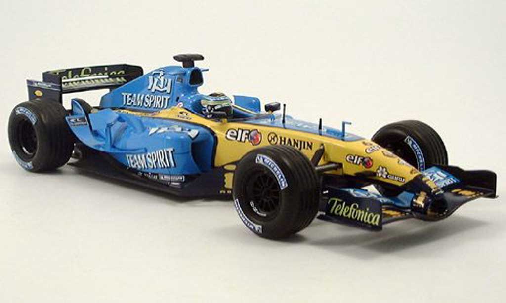 Renault F1 1/18 Hot Wheels f1 g. fisica 2005 modellino in miniatura