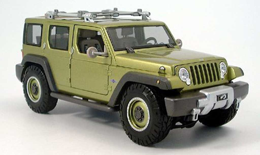 Jeep Rescue 1/18 Maisto concept grun 2005 modellino in miniatura