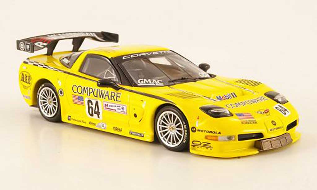 Chevrolet Corvette C5 1/43 Minichamps C5 R GTS No.64 Compuware 24h Le Mans 2004 modellino in miniatura
