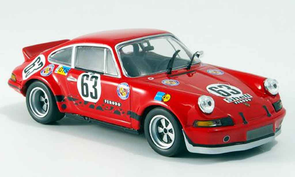 Porsche 911 RSR 1/43 Minichamps RSR Carrera 2.8 No.63 GELO 24H Le Mans 1973 modellino in miniatura
