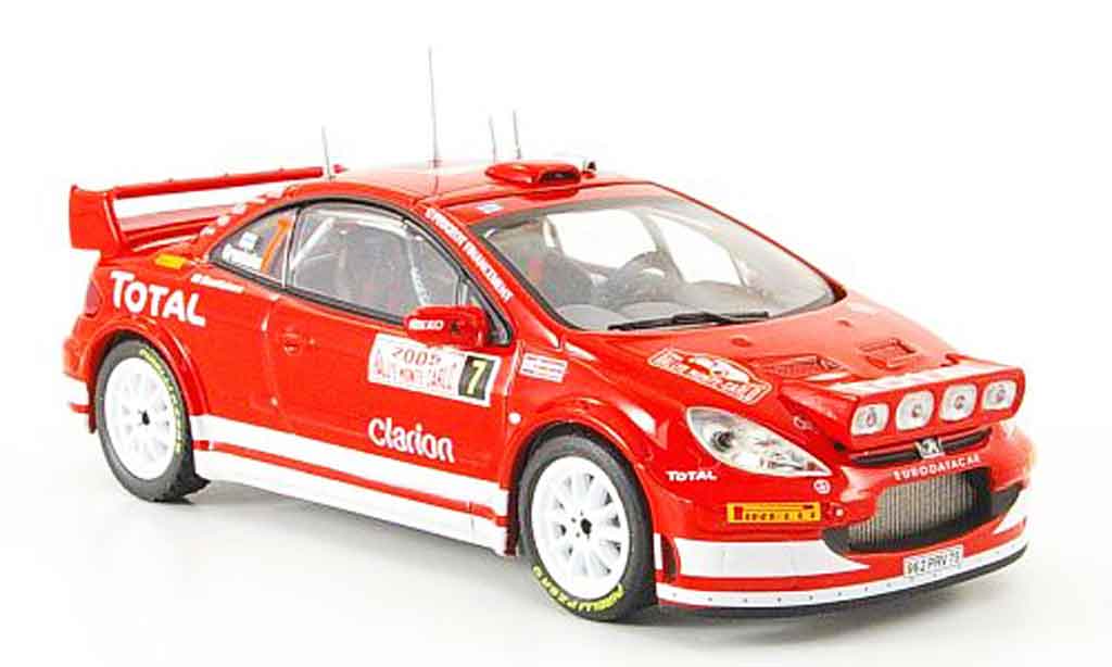 Peugeot 307 WRC 1/43 IXO WRC no. 7 montecarlo modellino in miniatura
