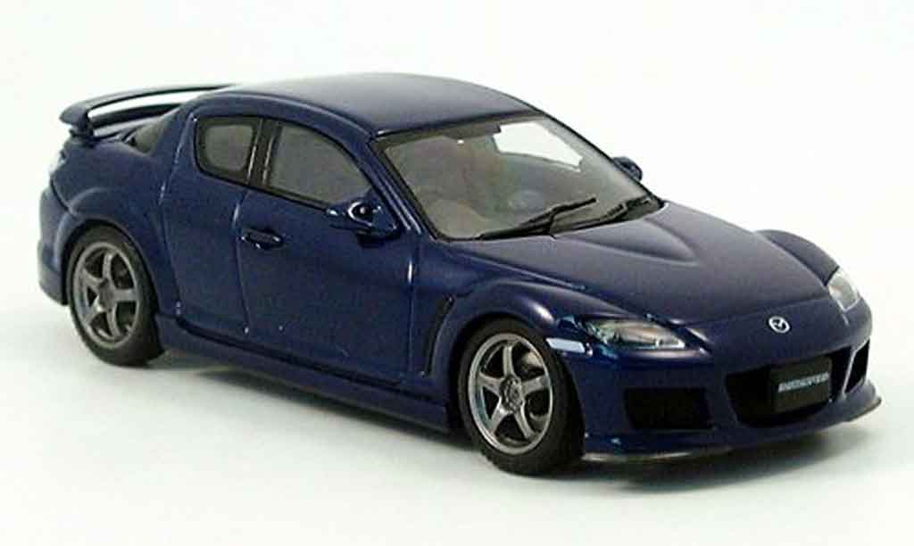 Mazda RX8 1/43 Autoart Speed RX 8 blu 2005 modellino in miniatura