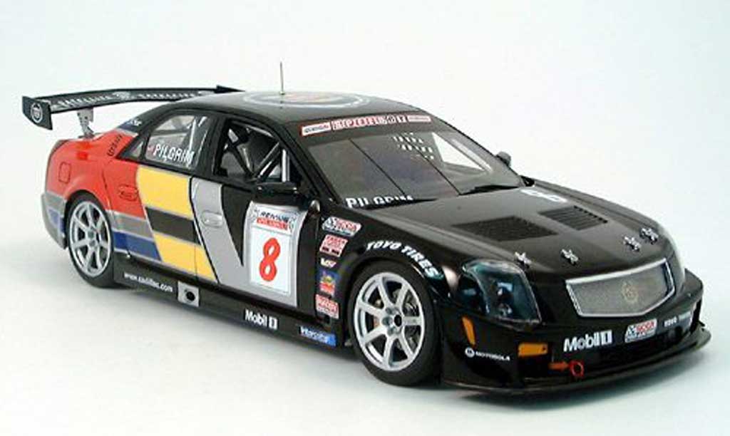 Cadillac CTS-V 1/18 Autoart no.8 pilgrim scca world challenge 2004 modellino in miniatura