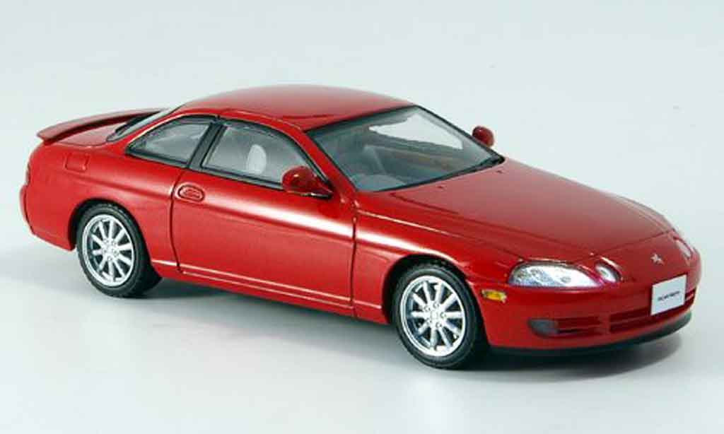 Toyota Soarer 1/43 Kyosho 2.5gt twin turbo l rosso 1991 modellino in miniatura