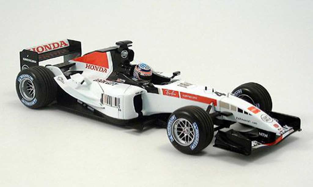 Honda F1 1/18 Minichamps bar 007 t.sato showcar 2005 modellino in miniatura
