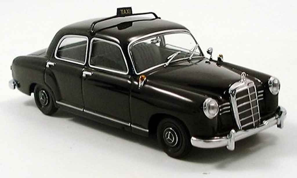 Mercedes 180 1/43 Minichamps Taxi nero 1953 modellino in miniatura