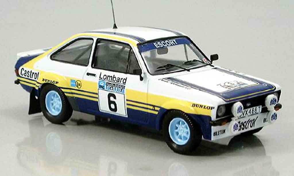 Ford Escort MK2 1/43 Trofeu MK2 RAC Rallye Vatanen Richards No. 6 1979 modellino in miniatura