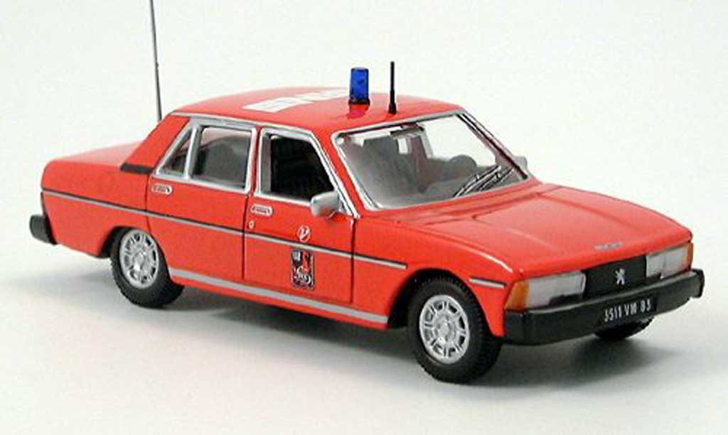 Peugeot 604 1/43 Norev pompiers modellino in miniatura