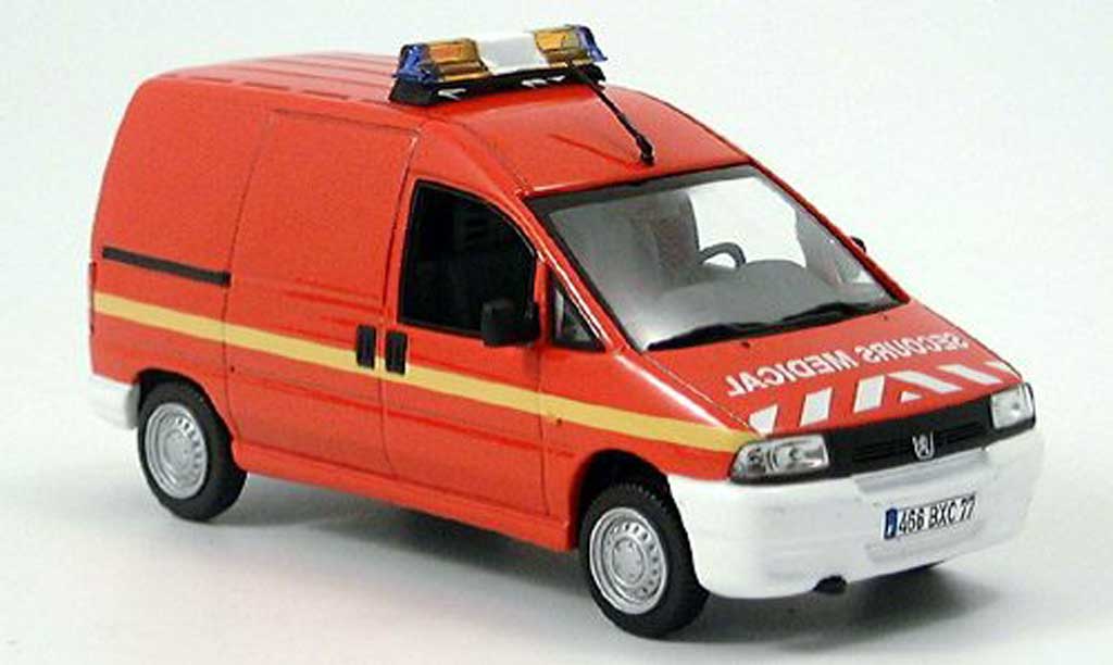 Peugeot Expert 1/43 Norev pompier modellino in miniatura