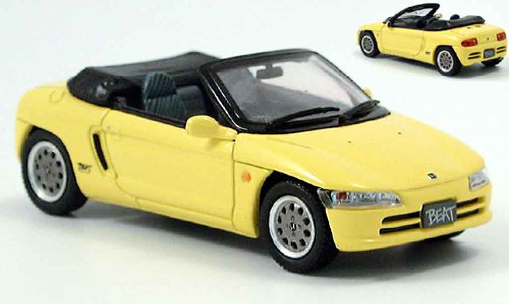 Honda Beat 1/43 Ebbro giallo Verdeck liegt bei modellino in miniatura