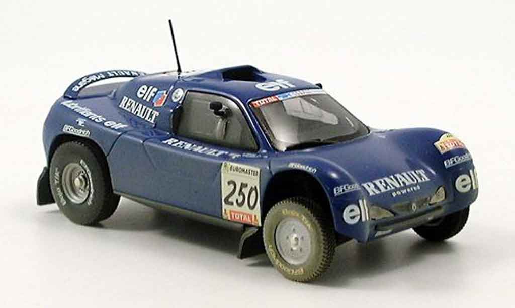 Renault Megane 1/43 Norev schlesser dakar avec schmutzeffekt 2000 modellino in miniatura
