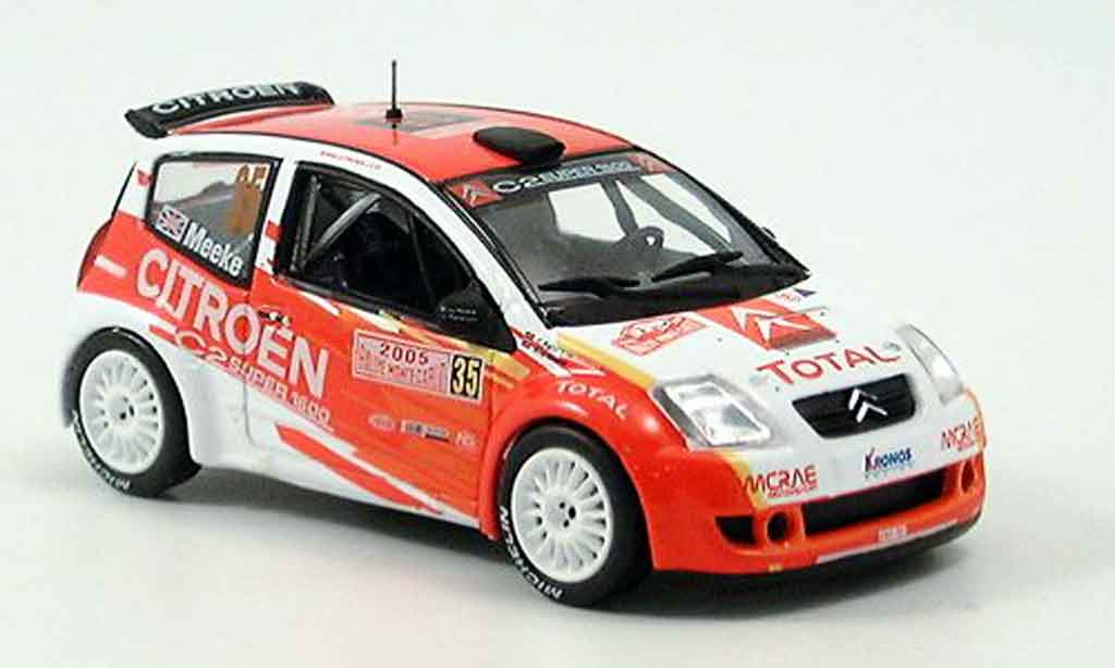 Citroen C2 S1600 1/43 Norev S1600 montecarlo 2005 modellino in miniatura