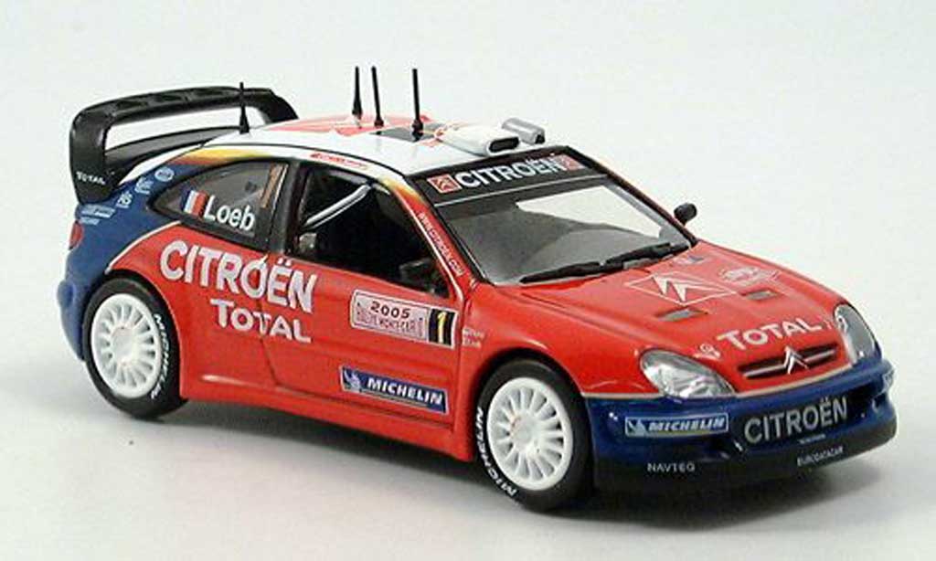 Citroen Xsara WRC 2005 1/43 Norev WRC 2005 No.1 Total Rally Monte Carlo modellino in miniatura