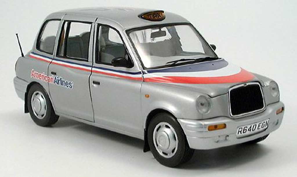 LTI TXI 1/18 Sun Star London Taxi grigio metallisee American Airlines 1988 modellino in miniatura