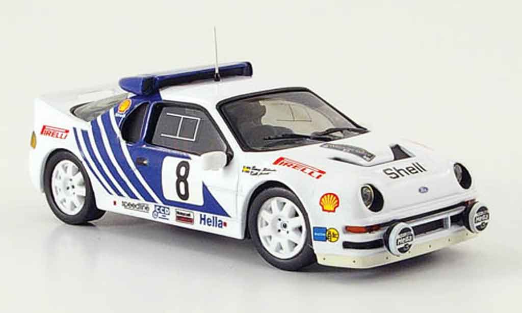Ford RS 200 1/43 IXO Rallye Schweden Grundel Melander 1986 modellino in miniatura