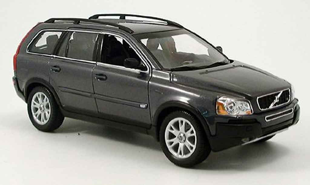 Volvo XC 90 1/18 Welly 90 anthrazit 2003 modellino in miniatura