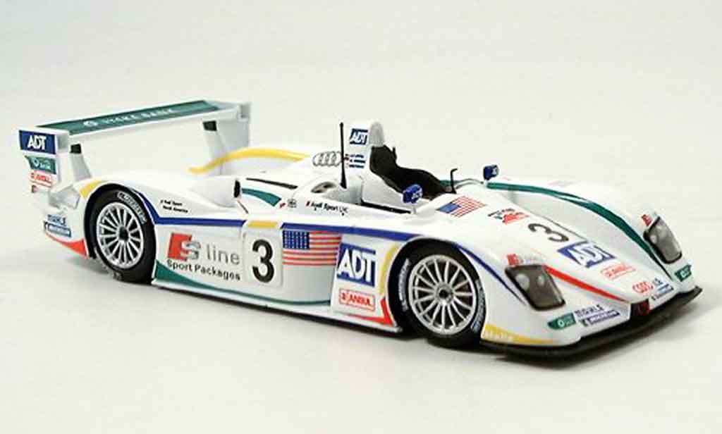 Audi R8 2005 1/43 Minichamps 2005 Sieger LM Lehto Werner Kristensen modellino in miniatura
