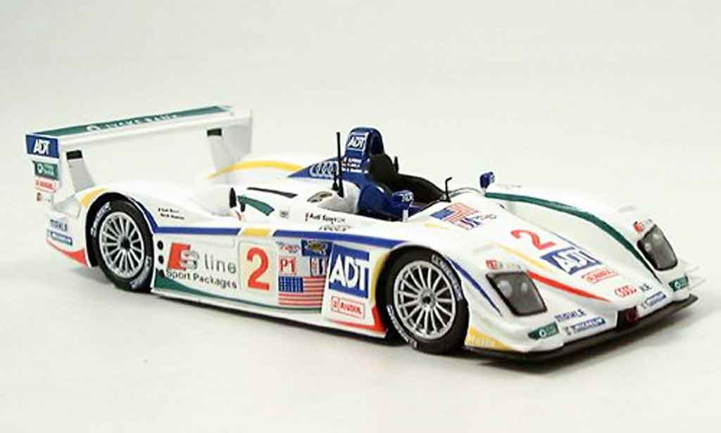 Audi R8 2005 1/43 Minichamps 2005 Sebring Pirro Biela McNish modellino in miniatura
