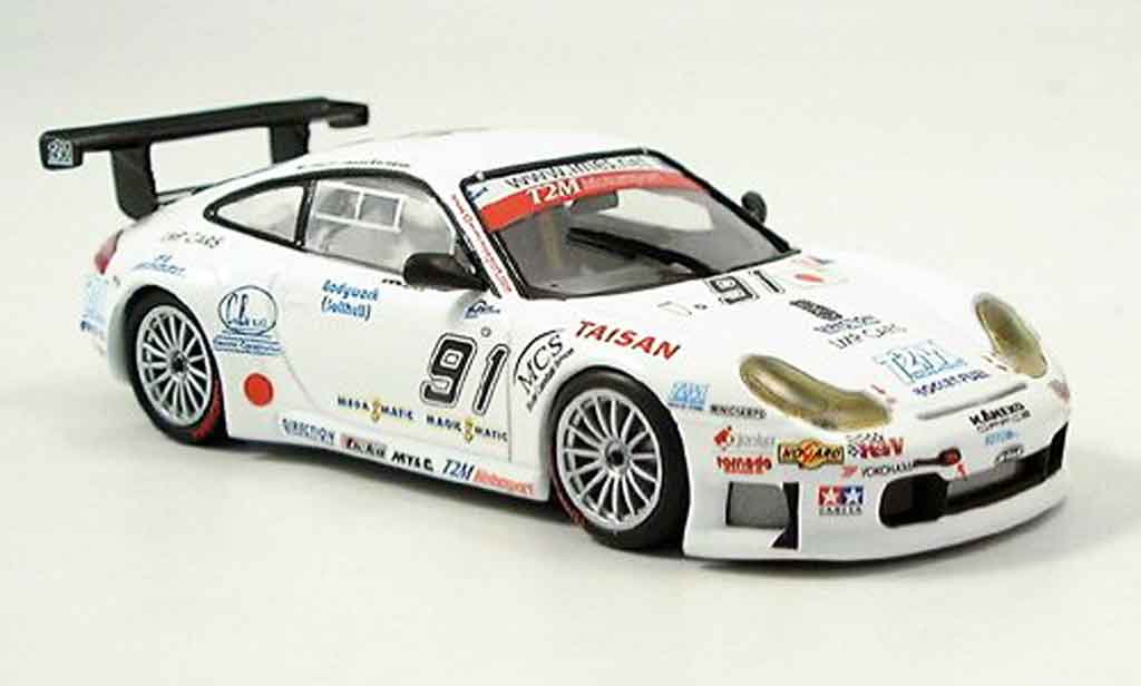 Porsche 996 GT3 RSR 1/43 Minichamps GT3 RSR Spa Yamagishi Caffi Pompidou 2005 modellino in miniatura