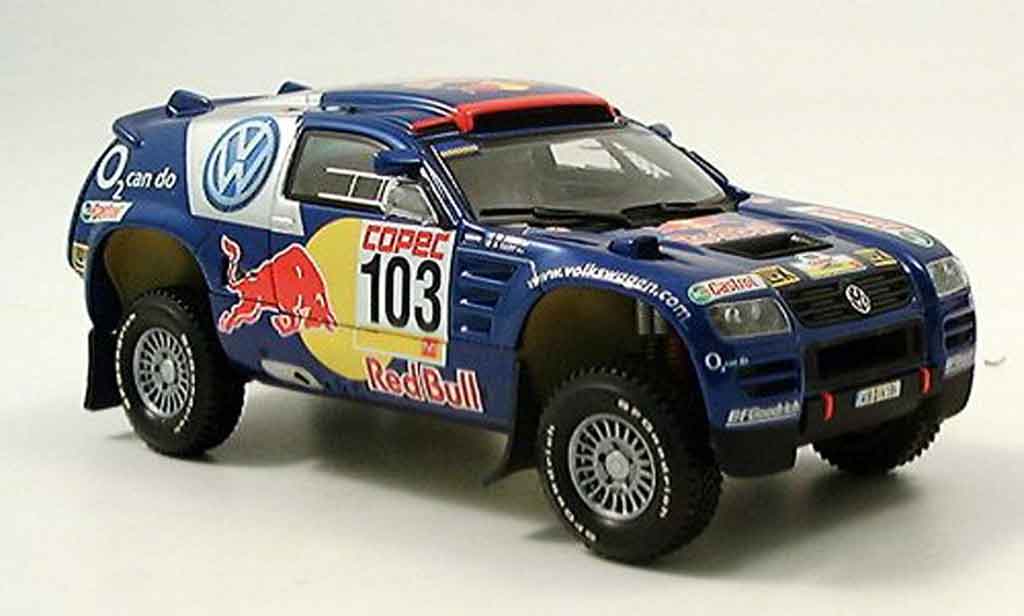 Volkswagen Touareg 1/43 Minichamps racesaby perin sieger las pampas modellino in miniatura