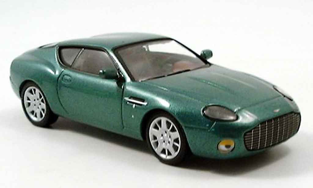 Aston Martin DB7 1/43 IXO zagato grun 2005 modellino in miniatura