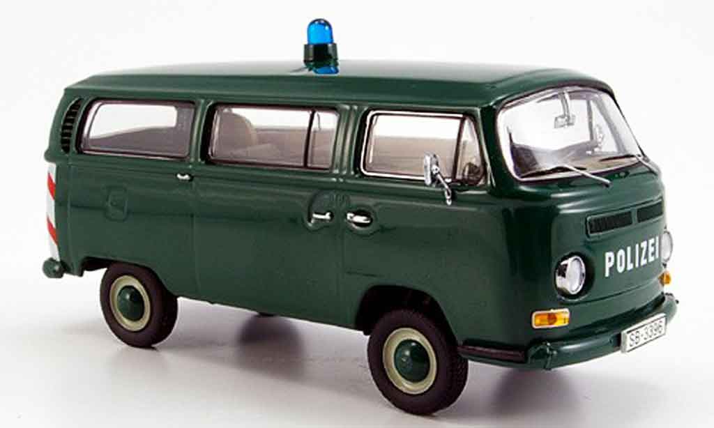 Volkswagen Combi 1/43 Schuco bus t2a police modellino in miniatura
