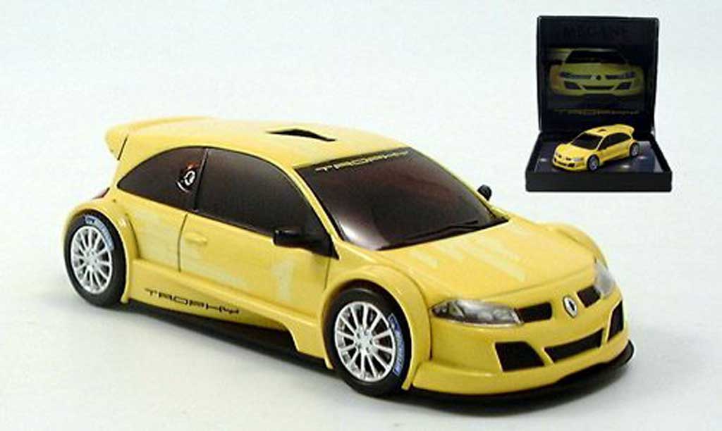 Renault Megane Trophy 1/43 Norev Trophy giallo 2005 modellino in miniatura