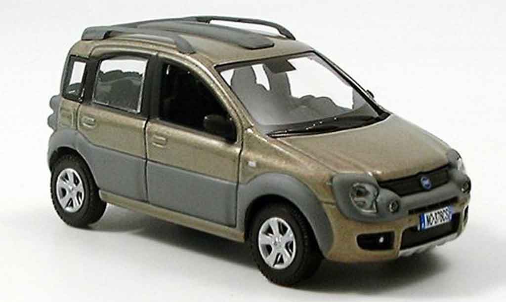 Fiat Panda 1/43 Norev 4x4 SUV beige modellino in miniatura