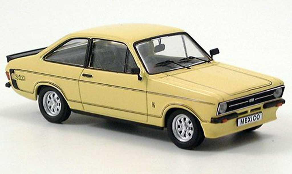 Ford Escort MK2 1/43 Trofeu MK2 Mexico giallo modellino in miniatura