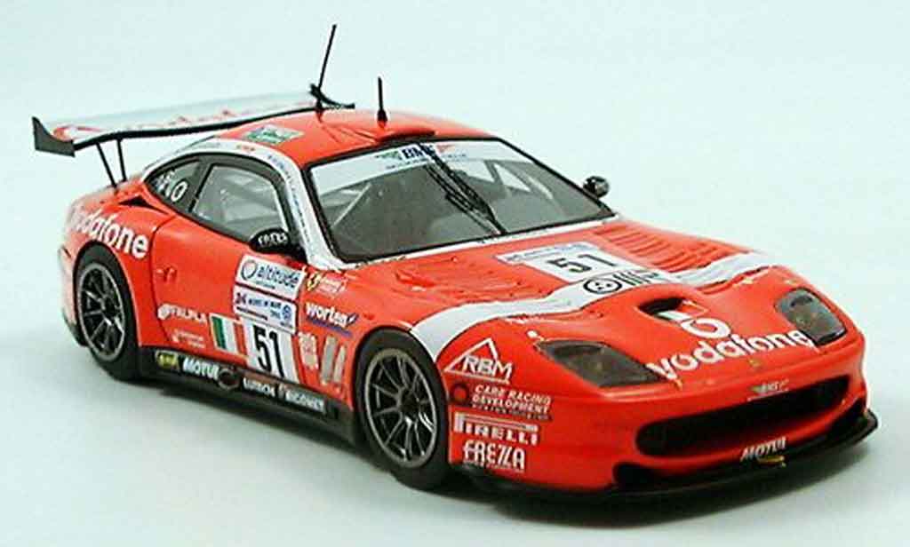 Ferrari 550 Maranello 1/43 Red Line Maranello no.51 bms le mans 2005 modellino in miniatura