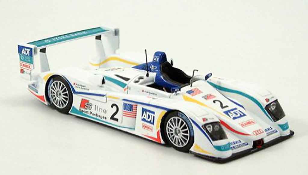 Audi R8 2005 1/43 Spark 2005 Team No. 2 LeMans modellino in miniatura