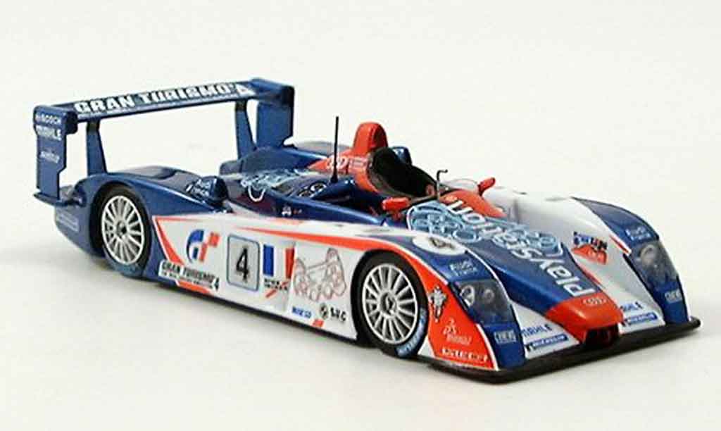 Audi R8 2005 1/43 Spark 2005 Team Oreca 4th LeMans modellino in miniatura