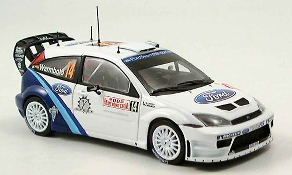 Ford Focus RS WRC 1/43 Minichamps RS WRC MonteCarlo Warmbold Connolly 2005 modellino in miniatura