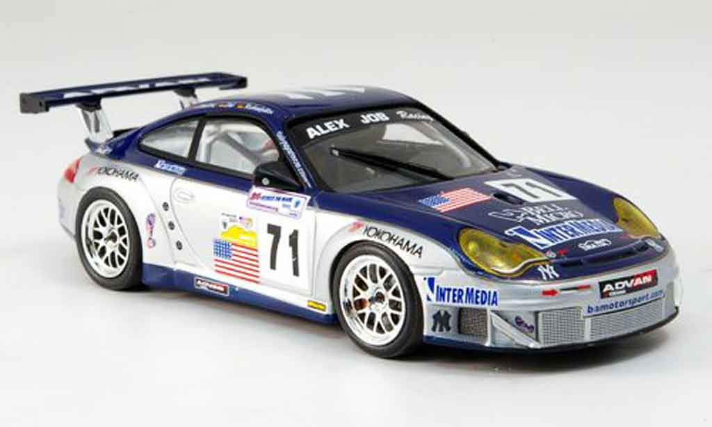 Porsche 996 GT3 RSR 1/43 Minichamps GT3 RSR LM Hindery Rockenfeller Bernhard 2005 modellino in miniatura