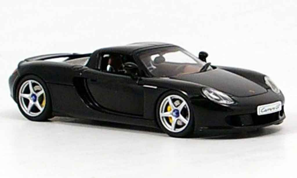 Porsche Carrera GT 1/43 Autoart nero 2005 modellino in miniatura
