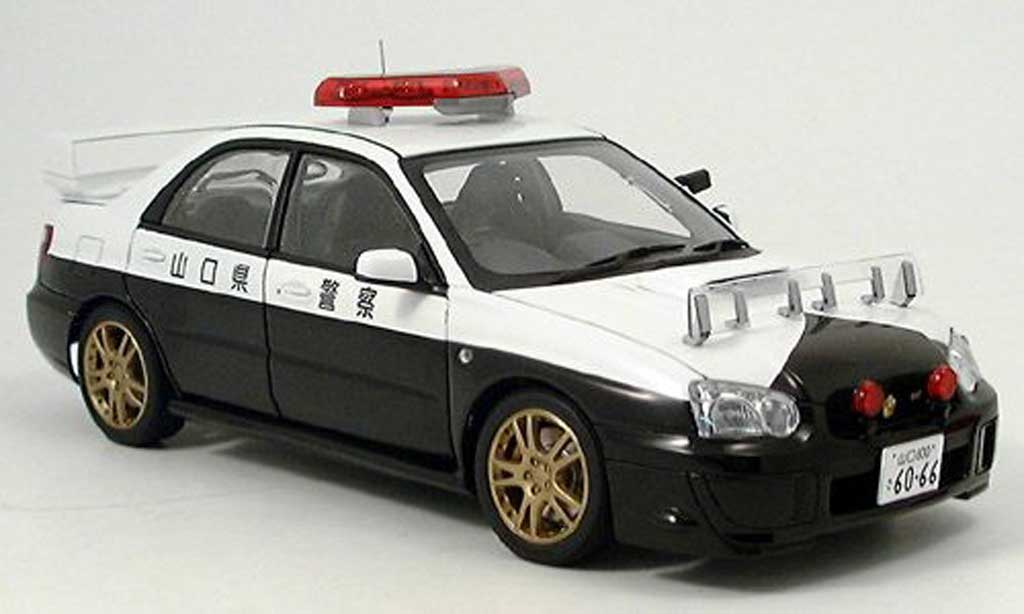 Subaru Impreza WRX 1/18 Autoart STI WRX polizei modellino in miniatura