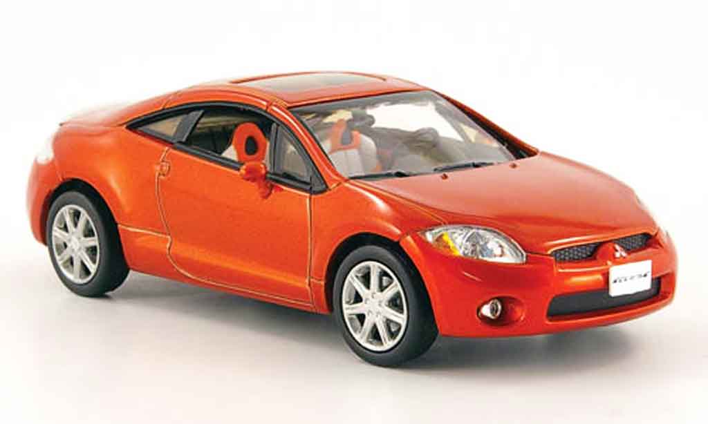 Mitsubishi Eclipse 1/43 Norev orange 2005 modellino in miniatura
