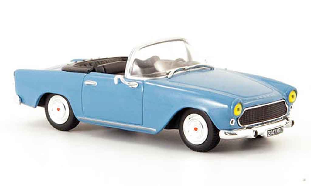 Simca Oceane 1/43 Norev cabrio blu 1956 modellino in miniatura