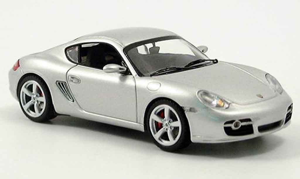 Porsche Cayman S 1/43 Schuco S grigio metallisee modellino in miniatura