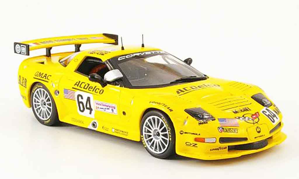 Chevrolet Corvette C5 1/43 IXO C5 R No. 64 Le Mans 2002 modellino in miniatura