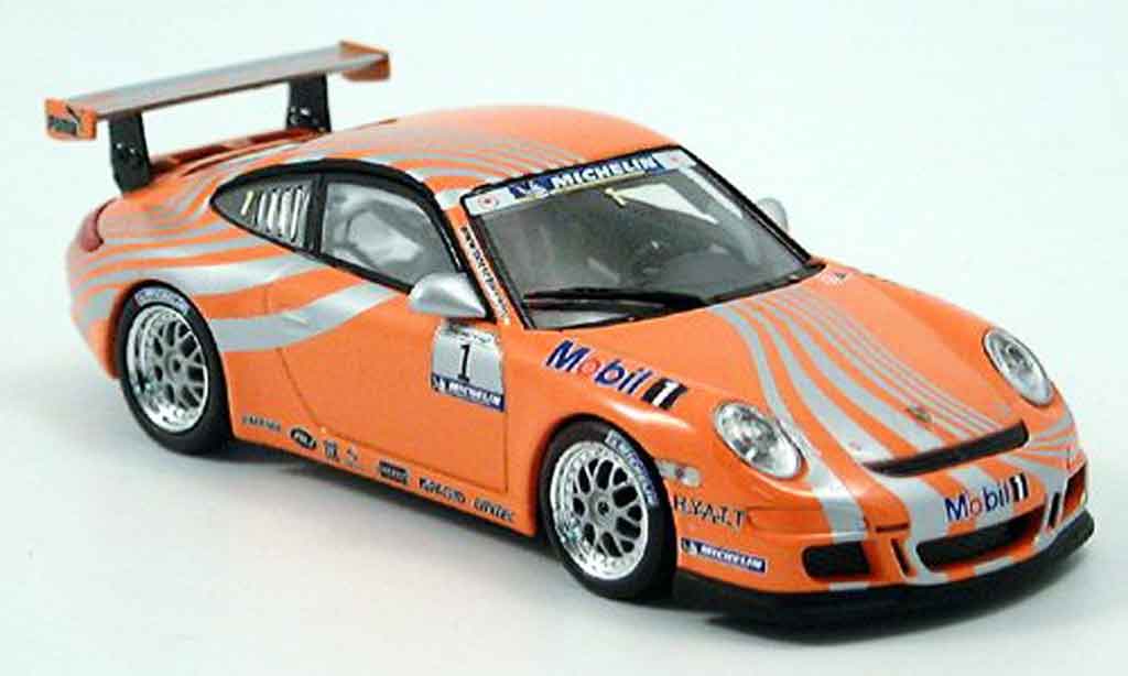 Porsche 997 GT3 CUP 1/43 Minichamps GT3 Cuporange Supercup No. 1 modellino in miniatura