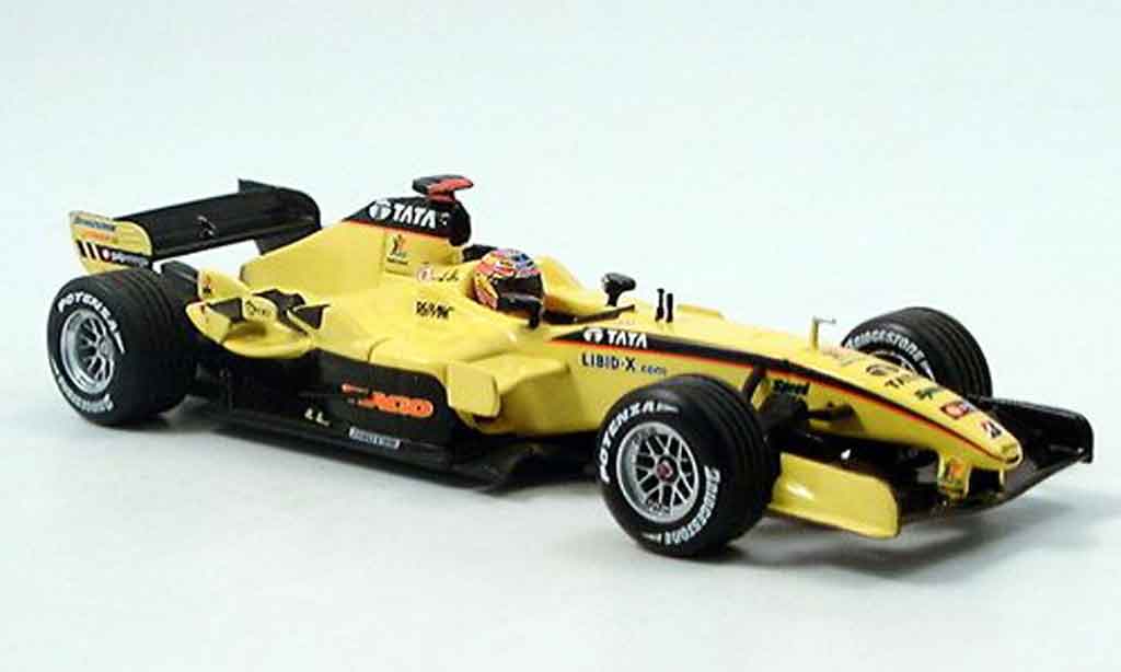 Toyota F1 1/43 Minichamps jordan ej 15 d.monteiro dritter platz g.p. usa 2005 modellino in miniatura