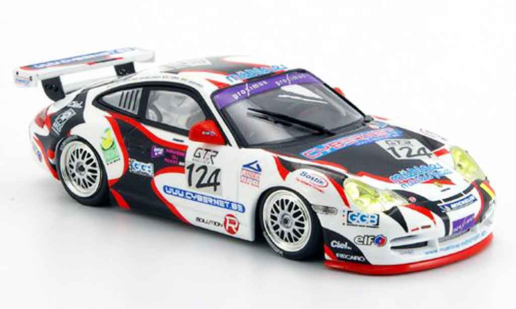 Porsche 996 GT3 1/43 Minichamps GT3 Cup Vanbellingen Fumal Geoffroy 24h Spa 2005 modellino in miniatura