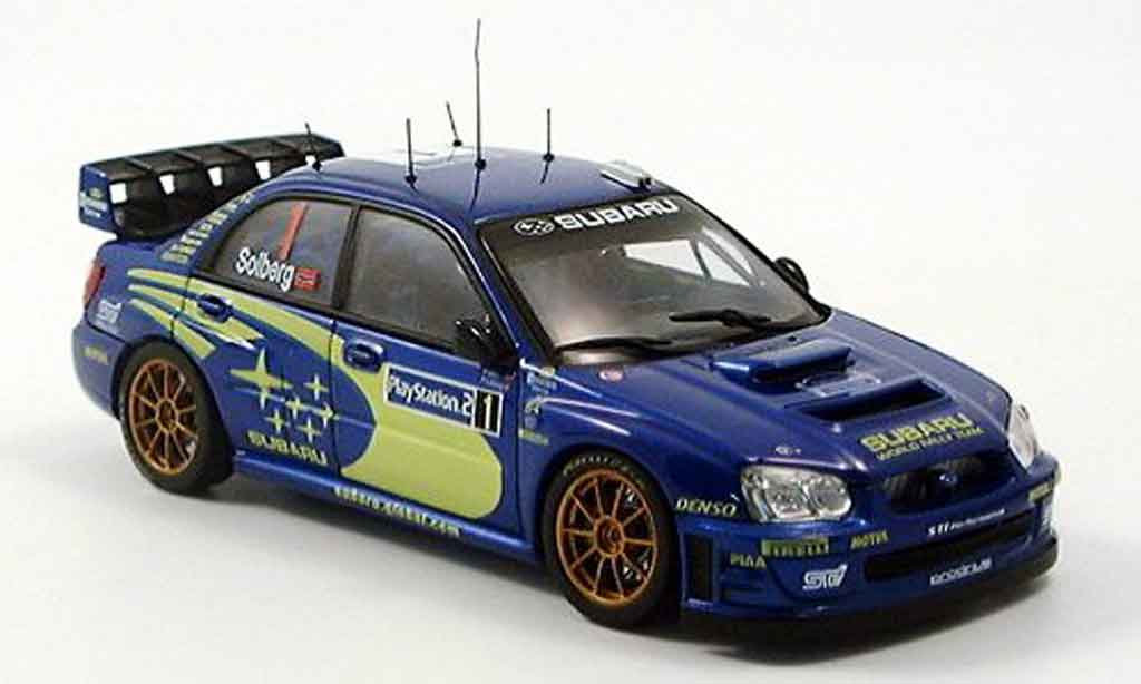 Subaru Impreza WRC 1/43 Autoart WRC solberg mills rallye tour de corse 2004 modellino in miniatura