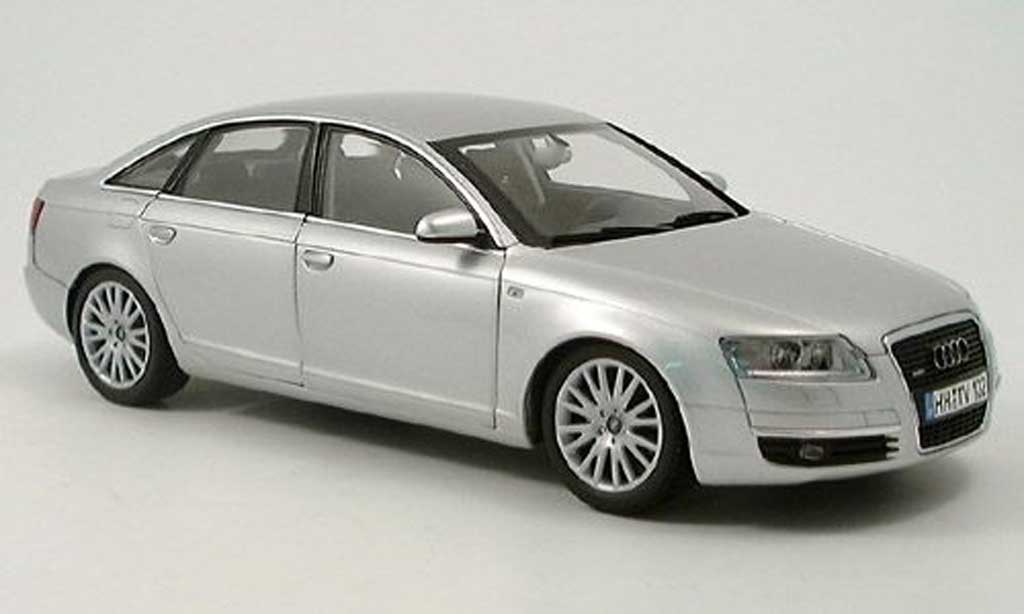 Audi A6 1/18 Norev grigio metallized 2005 modellino in miniatura