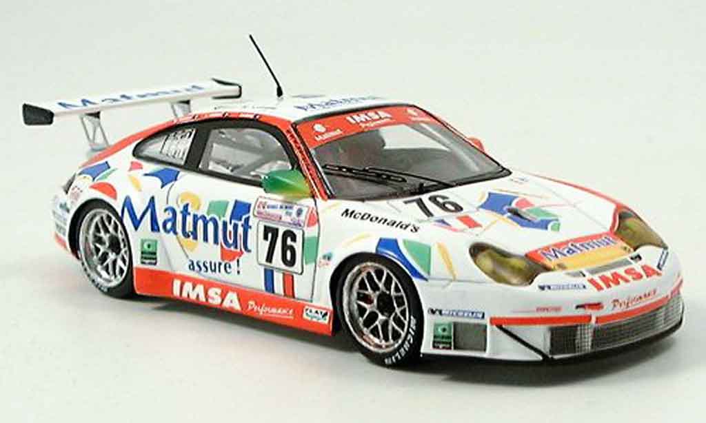 Porsche 996 GT3 RS 1/43 Spark GT3 RS No. 76 Le Mans 2005 modellino in miniatura